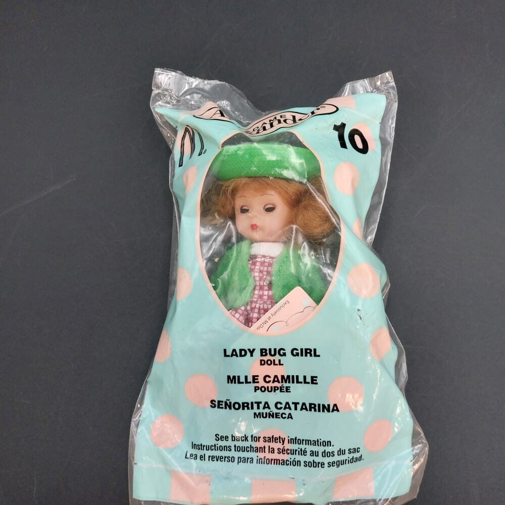 2003 McDonalds Madame Alexander Lady Bug Girl Doll #10 Sealed Happy Meal Toy NIP